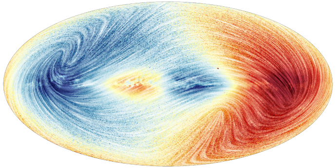 DR3 map of stellar motions