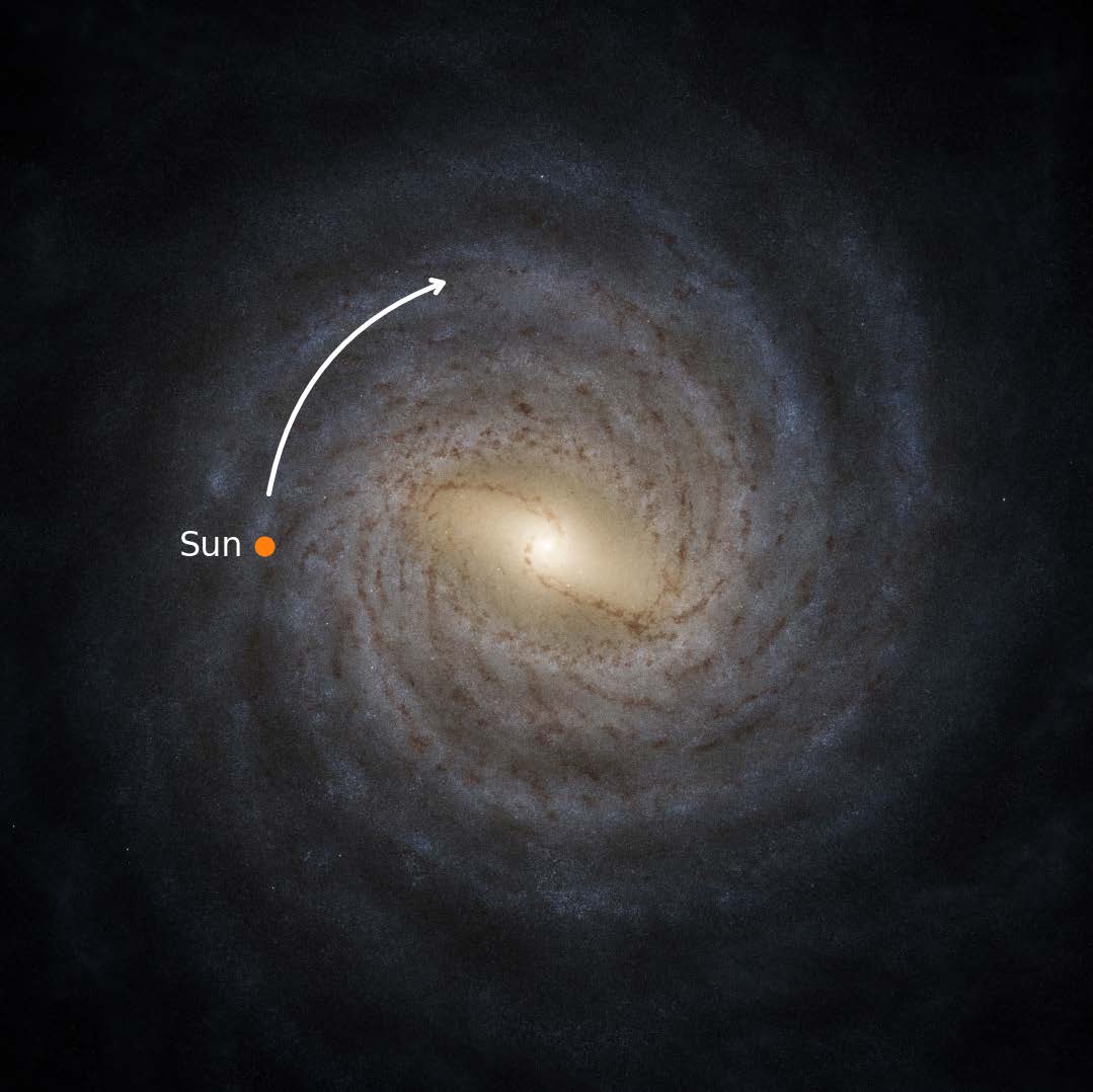 Artist’s impression of the Milky Way